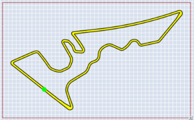 Image showing an example of the Circuit Outline filled in the selected colour.