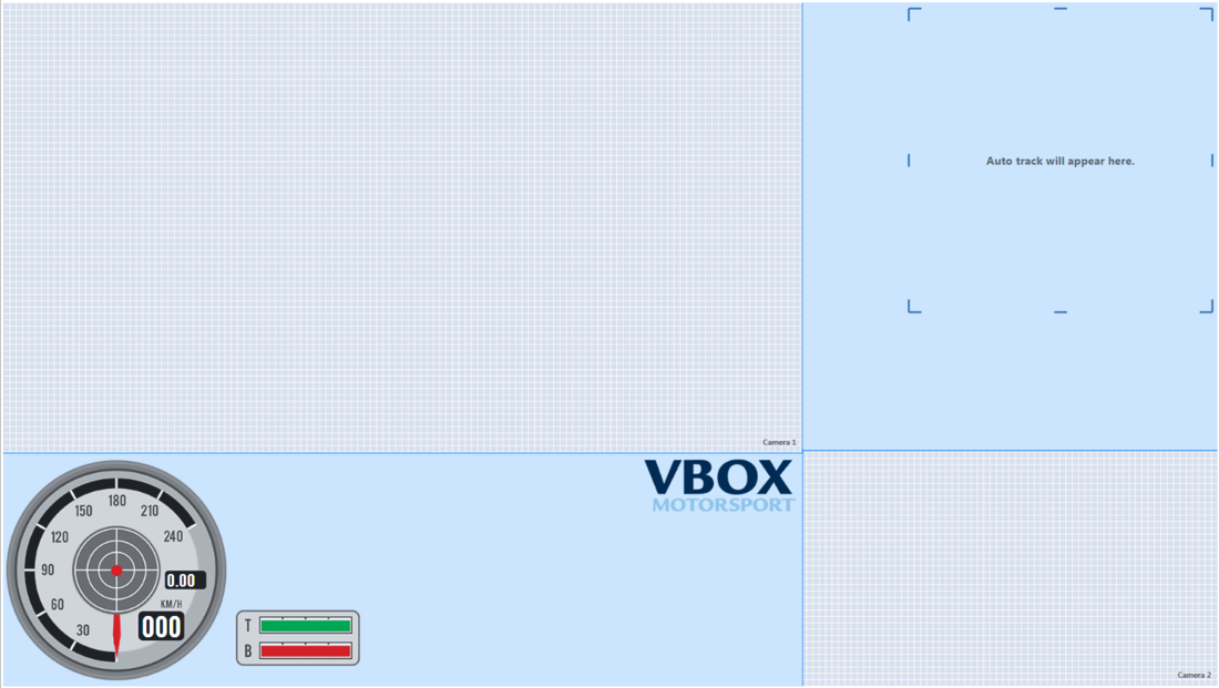 Screenshot of the software showing the second camera view floating in the top right corner.