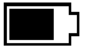 Battery status indicator.