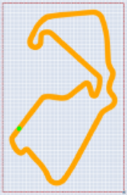 Image showing the example of the circuit outline with the selected outline width.