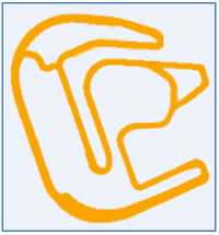 Screenshot of a track map element.