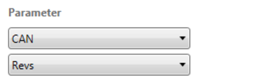 Screenshot of the Parameter settings.