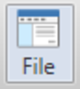 Screenshot of the File button.