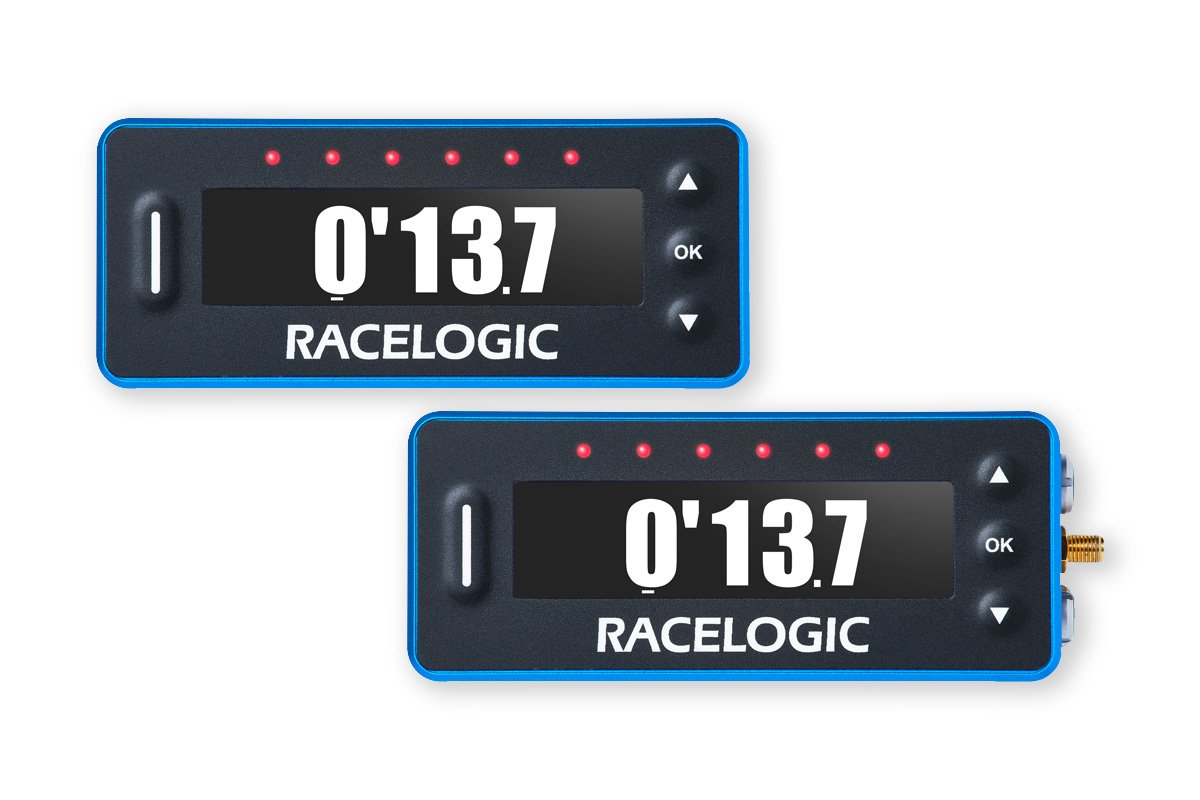 Front view of VBOX LapTimer variants.