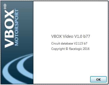 Screenshot of the About window.
