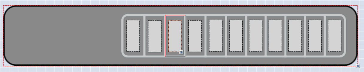 Screenshot of a Bar Graph containing multiple bars to be configured.
