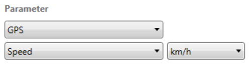 Screenshot of the Parameter settings.