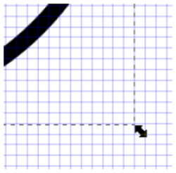 Screenshot demonstrating resizing an element in Inkscape.