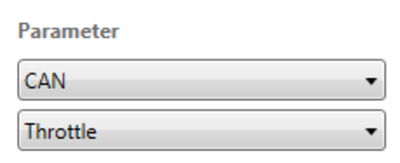 Screenshot of the Parameter options.