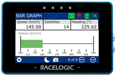 MFD Touch displaying a Bar Graph display.