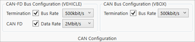 CAN Gateway Config Settings