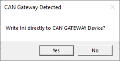 CAN Gateway Config Write INI