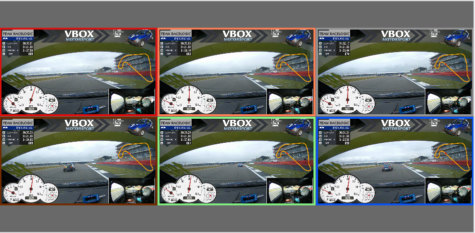 Screenshot of the Video Pane with 6 videos loaded.