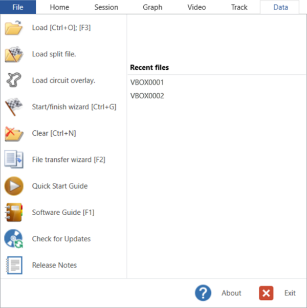 CTW File Menu