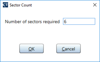 CTW Start Finish Wizard Sector Count