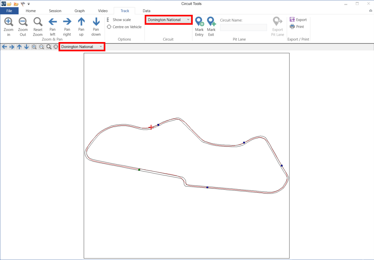 CTW Track Screen - Select Track