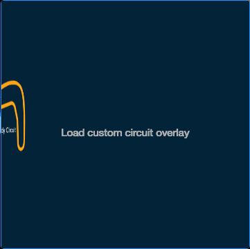 Screenshot of a Track Layout Option - Load Custom Circuit.