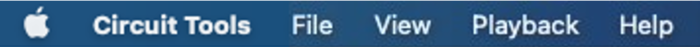 Screenshot of the Menu Bar.