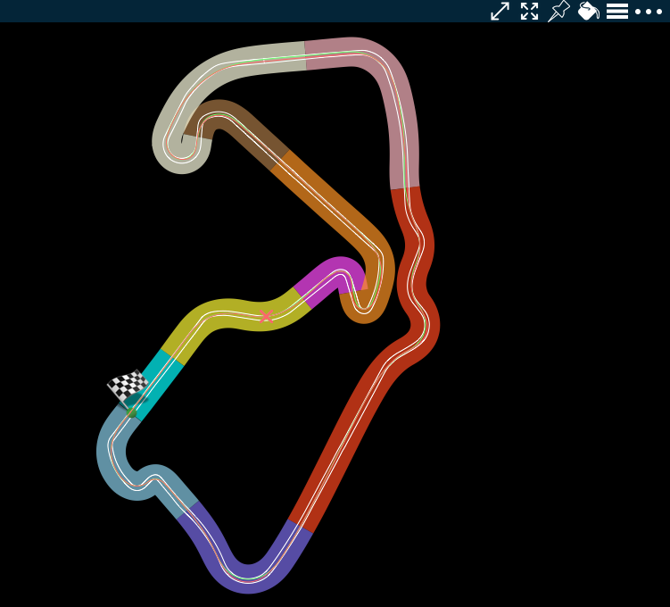 Screenshot of the Map pane.