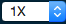 Playback speed button. 