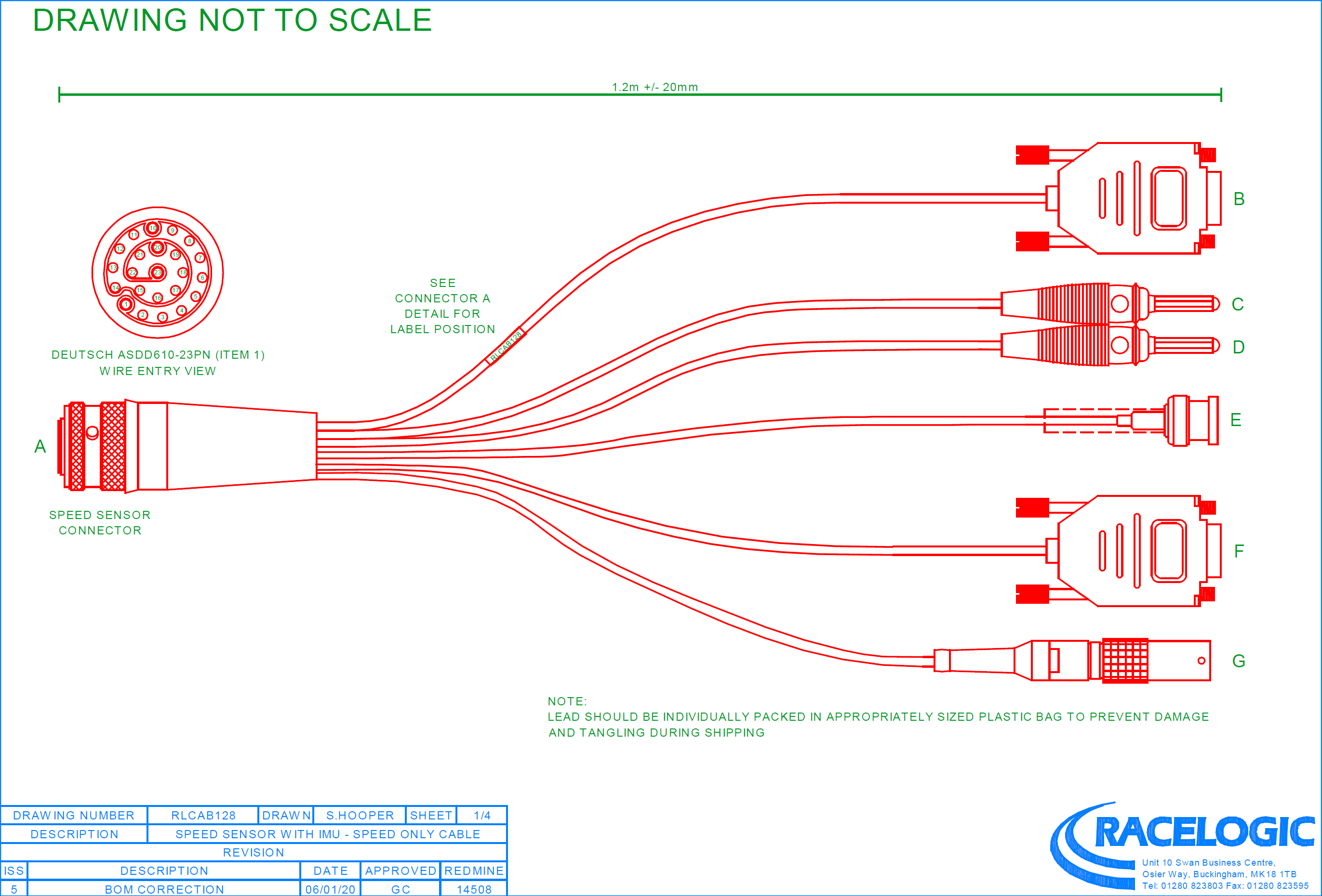 Cable drawing - screenshot