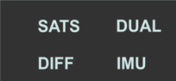 GIF depicting a flashing orange DIFF LED on VBOX 3i ADAS.