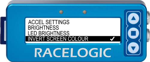 Display Menu - Invert Screen Colour Selected