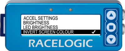 Display Menu - Invert Screen Colour Selected