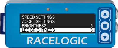 Display Menu - LED Brightness Highlighted