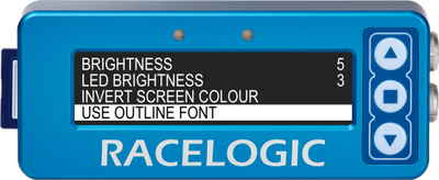 Display Menu - Use Outline Font Highlighted