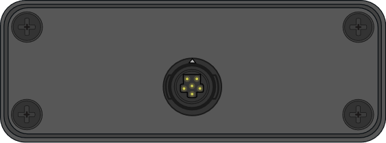 Drawing of the bottom of the NTRIP Modem