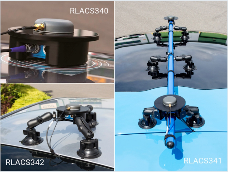 Photograph group of each roof mounting option.