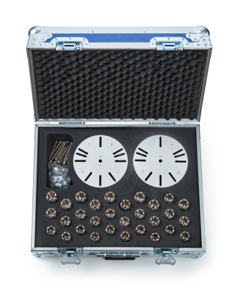 Photograph of the Wheel Speed Sensors Fixture Kit.