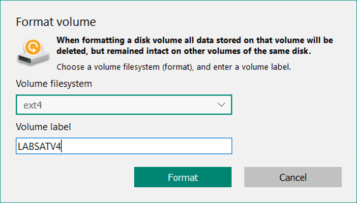 Format Volume