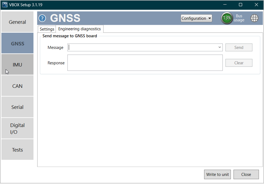 GNSS - Engineering Diagnostics