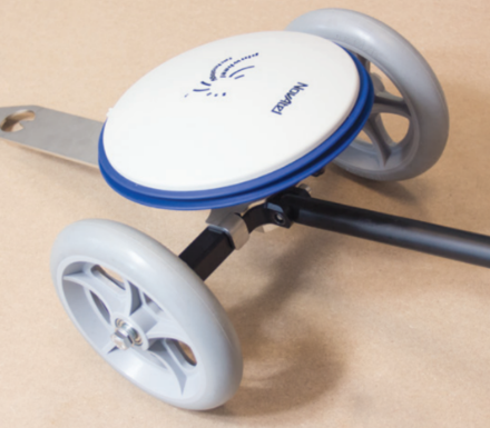 Ground Plane Antenna Fixed to Wheel Assembly_web