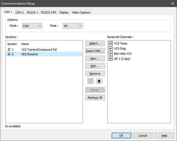 Screenshot of the Dash Manager software.