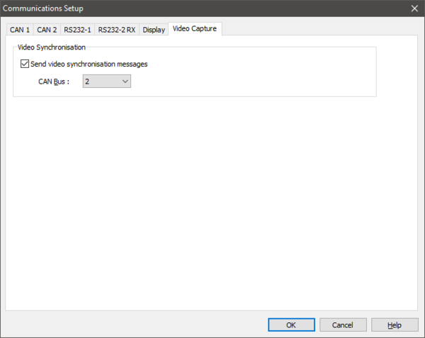 Screenshot of the Dash Manager software with Video Capture tab selected.