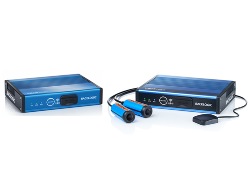 Photograph of two VBOX Video HD2 units.
