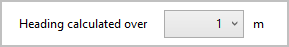Cropped screenshot of the Heading Calculated Over setting.