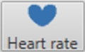 Screenshot of the Heart Rate button.