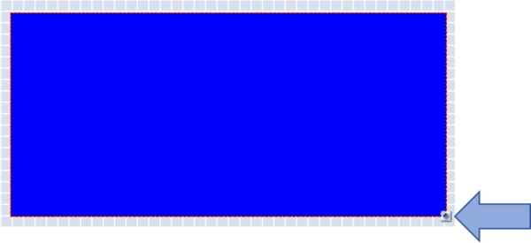 Image depicting how to resize the Heat Block.