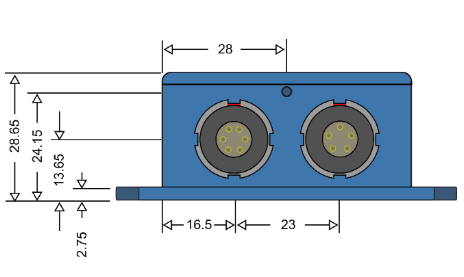 IMU04-Dimension front