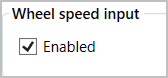 IMU - Wheel Speed input ticked