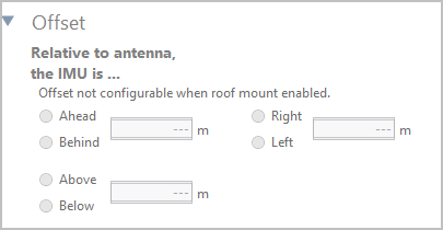 Cropped screenshot of the Offset settings area.
