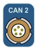 Image of the CAN 2 port