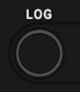 GIF of a flashing blue LOG LED.