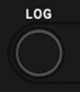 GIF of a flashing red LOG LED.