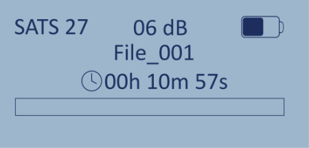 Screenshot of the LabSat 4 Replay Screen.
