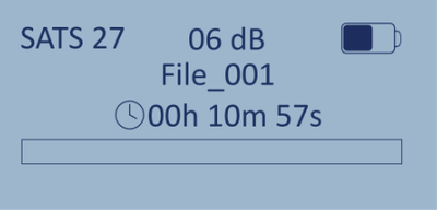 Screenshot of the LabSat 4 Replay Screen.